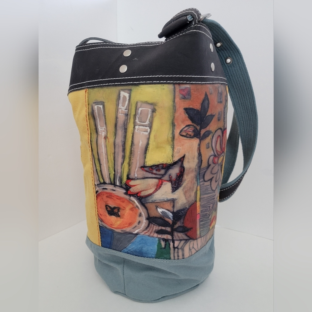 Vintage Sherpani Bali Bucket Bag